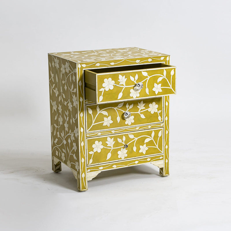 Yellow Dwelling Bedside Table